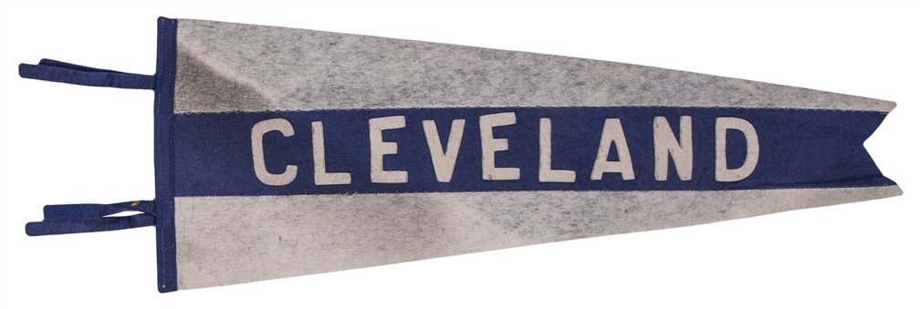 1910 "Cleveland" Pennant Issued To Major League Cities Series Of 16